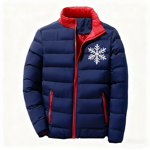 Winter Windproof Warm Men's Coat - Stand Collar Long Sleeve Multi-Pocket Zipper Casual Large Size Outdoor Jacket