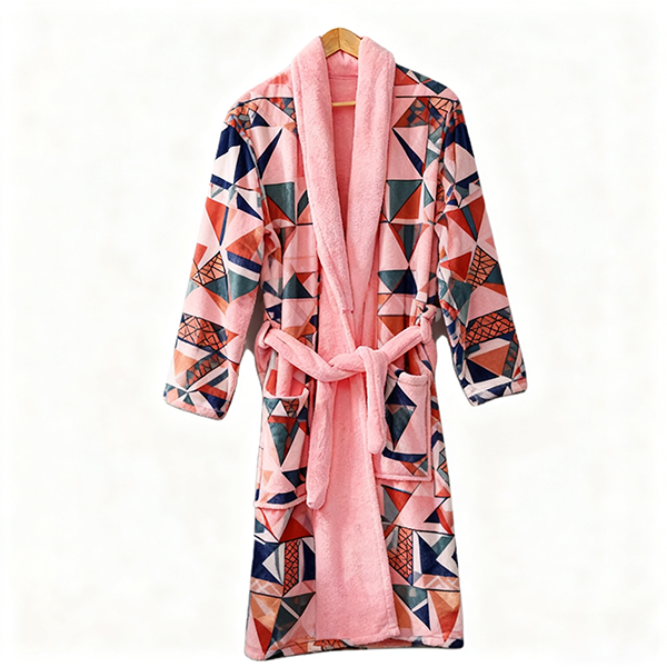 Luxury Coral Velvet Women's Bathrobe - High-Quality Warm Skin-Friendly Home Leisure Pajama