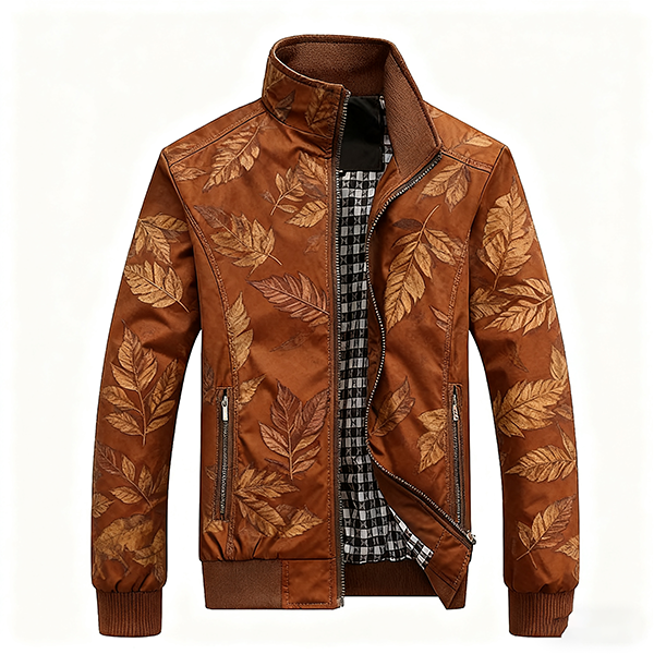 Men's Casual Fashion Fall Bomber Jacket - Autumn Slim Lightweight Outdoor Daily Stylish Overcoat