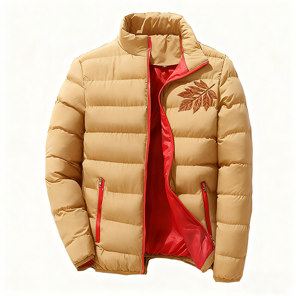 Winter Outdoor Men's Coat - Warm Windproof Stand Collar Long Sleeve Multi-Pocket Zipper Casual Large Size Jacket