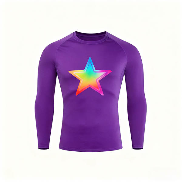 Compression Long Sleeve Men's Base Layer - Lightweight Quick Dry Moisture-Wicking Athletic