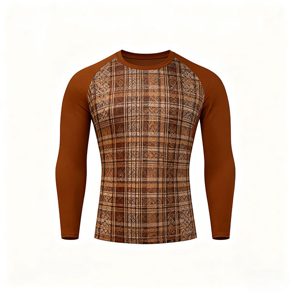 Men's Moisture-Wicking Athletic Base Layer - Quick Dry Lightweight Compression Long Sleeve