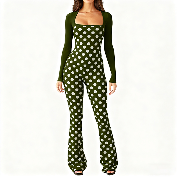 Women's Shaping Yoga Jumpsuit - Comfort Outdoor Wide-Leg Gym Workout One-Piece Suit Set